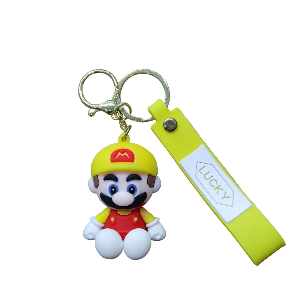Cartoon Character Silicone Keychain