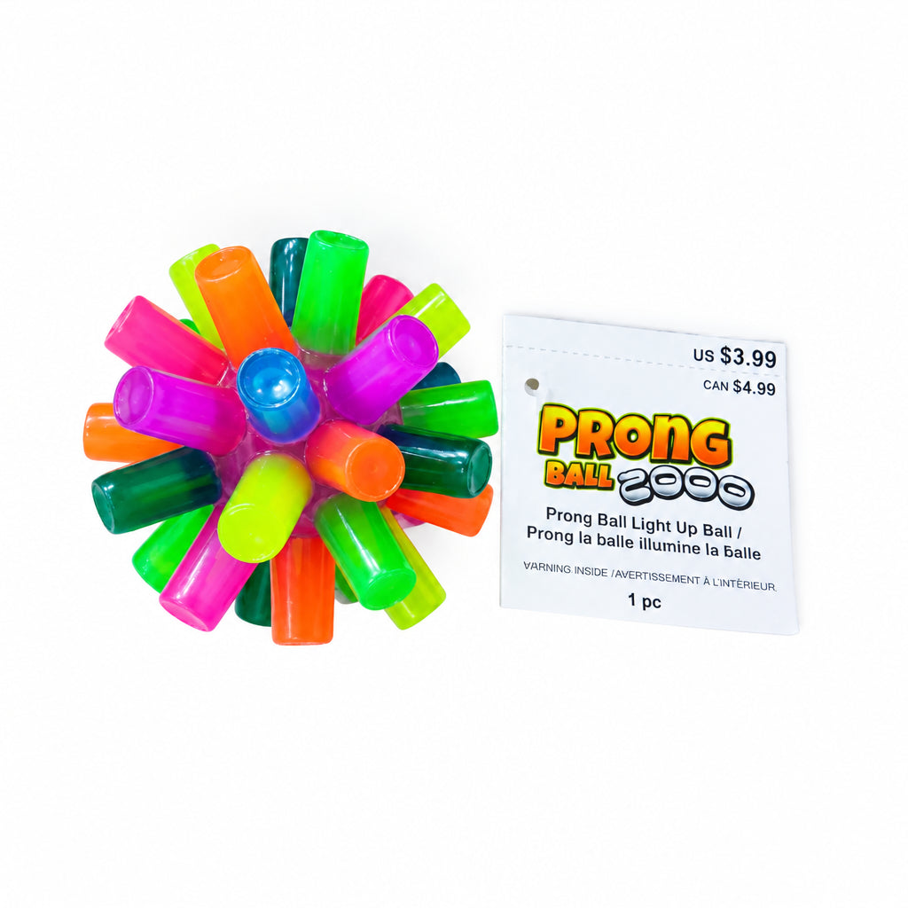 Prong Ball Light-Up Toy – Colorful Spiky Sensory Ball