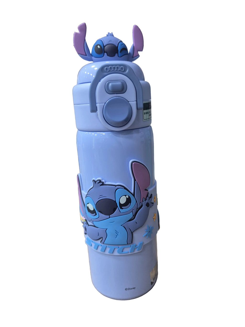 Disney Character 500ml Insulated Water Bottle with 3D Figurine Lid stainless steel