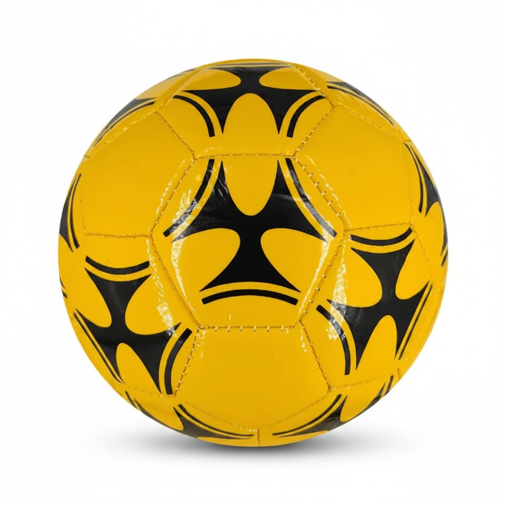Premium High-Visibility Mini Sports Ball - Durable Neon Yellow Synthetic Leather Mini Handball, Reflex & Grip Training Ball for Youth, Adults, and Kids Play