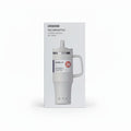 DODGE 1200ml Vacuum Insulated Thermal Tumbler - Large Capacity Stainless Steel Travel Mug with Handle and Straw (42 oz)