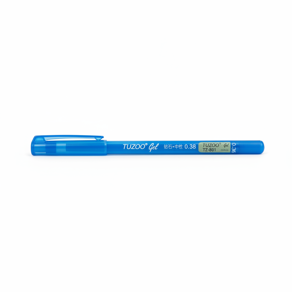 TUZOO TZ-801 0.38mm Gel Pen – Blue