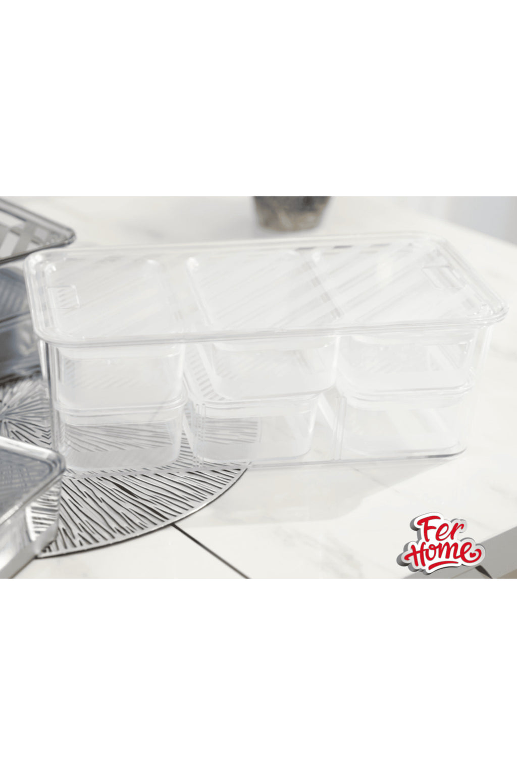 Fer Home Queen 7-Piece Leakproof Breakfast Organizer Set