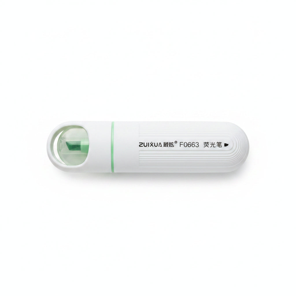 ZUIXUA F0663 Fluorescent Highlighter Pen - Green