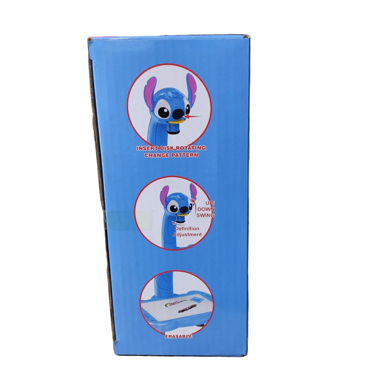 Stitch Projector Painting Set – Cartoon Character Trace and Draw Learning Toy