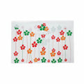Floral Clear Envelope Folder – A4 Transparent Document Holder with Snap Button