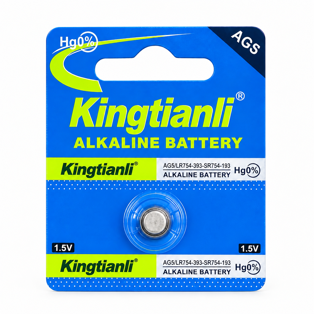 Kingtianli AG5 1.5V Alkaline Button Cell Battery – Single Piece