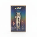 VGR V-005 Professional Hair Clipper - Heavy Duty Vintage Electric Hair Trimmer with 6000mAh Lithium Battery, Smart Digital LED Display & Adjustable 7170 RPM Motor